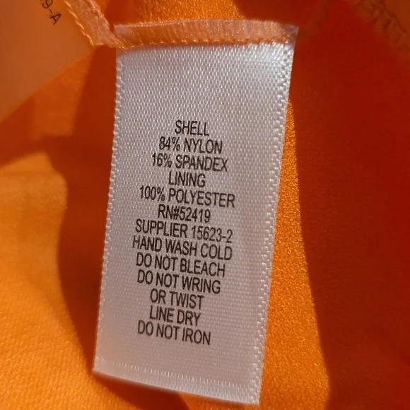 Mynah - Women's Stretch Fabric Lined High Waist Bikini Swimsuit Bottom in Coral﻿ - Picture 5 of 8